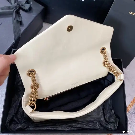 IN LAMBSKIN CALYPSO YSL PLUNGED 0603